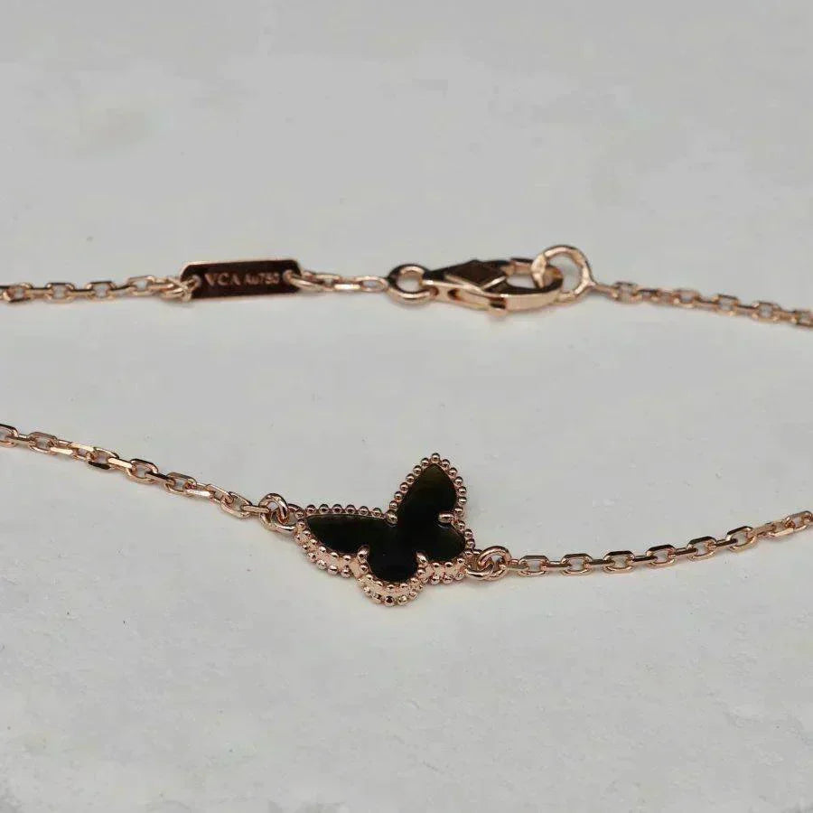 [Riva Jewelry ]BUTTERFLY ONYX  BUTTERFLY BRACELET