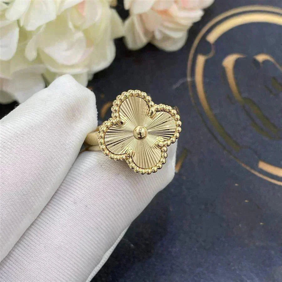 [Riva Jewelry ]CLOVER GOLD RING