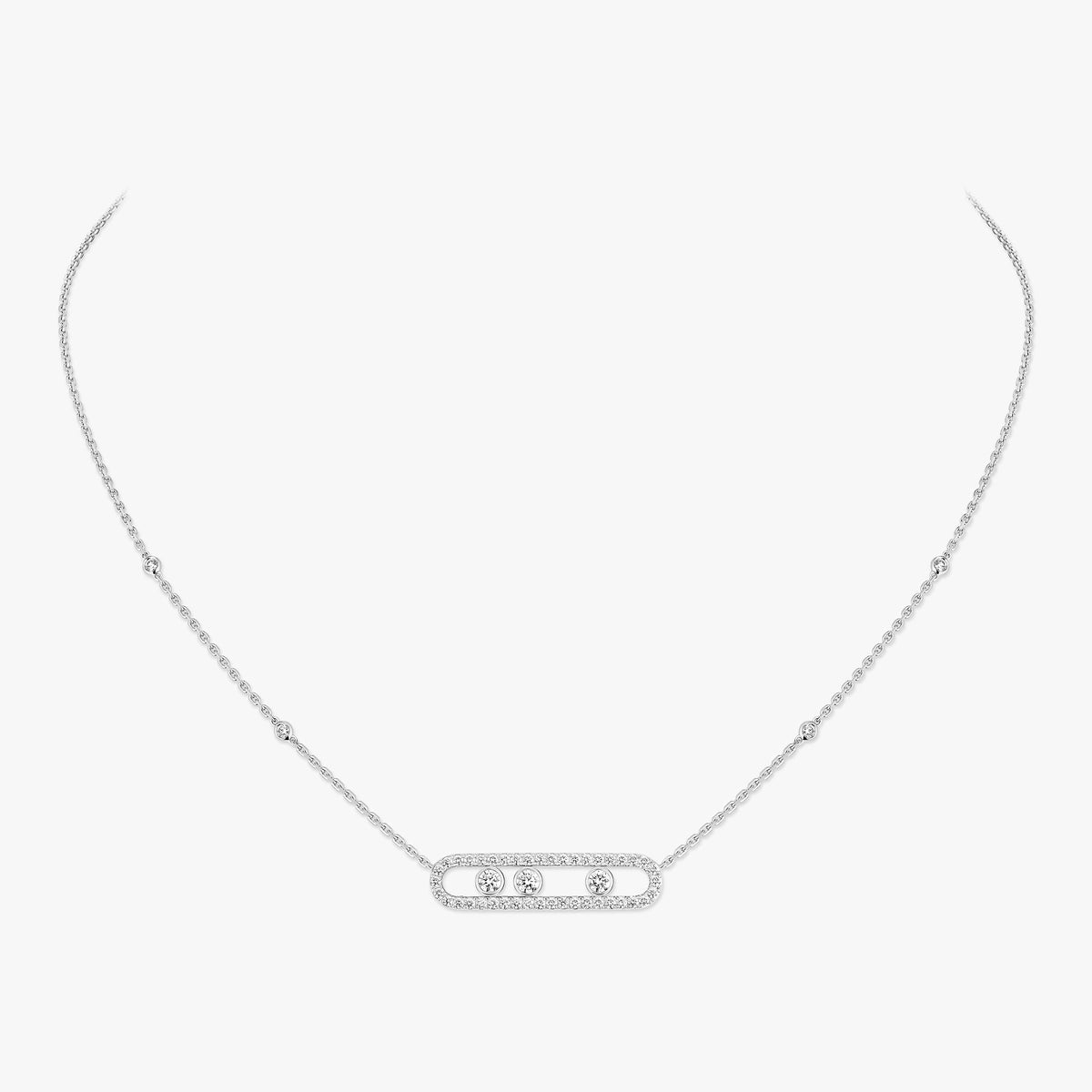 [Riva Jewelry]MOVE PAVÉ FULL DIAMOND HALSKETTE