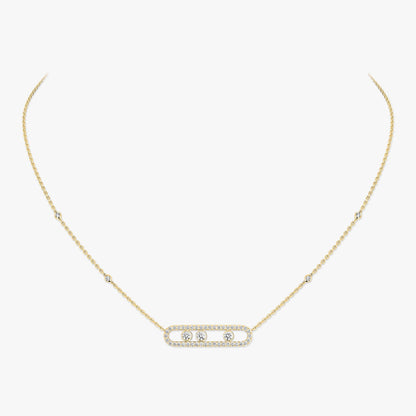 [Riva Jewelry]MOVE PAVÉ FULL DIAMOND HALSKETTE