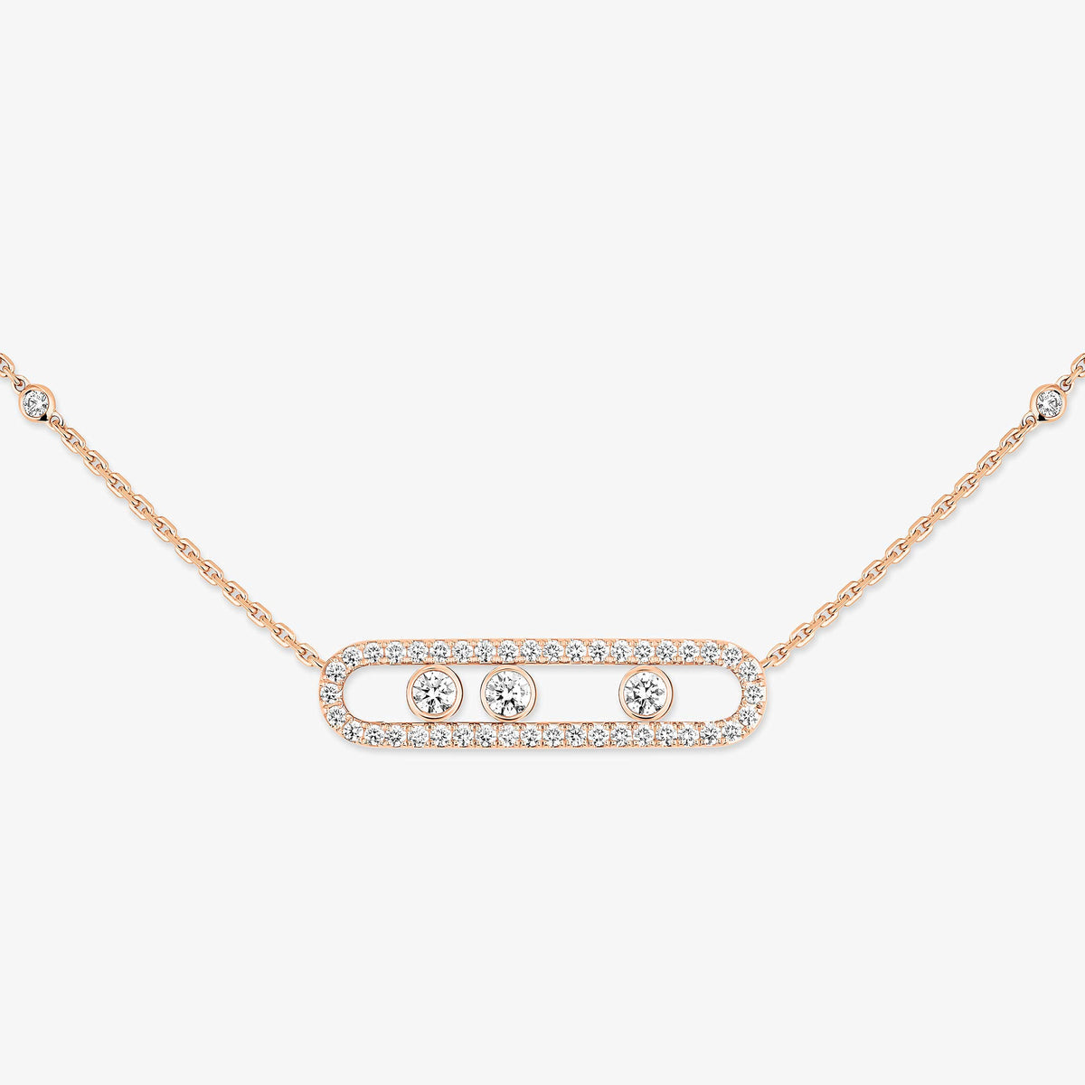 [Riva Jewelry]MOVE PAVÉ FULL DIAMOND HALSKETTE