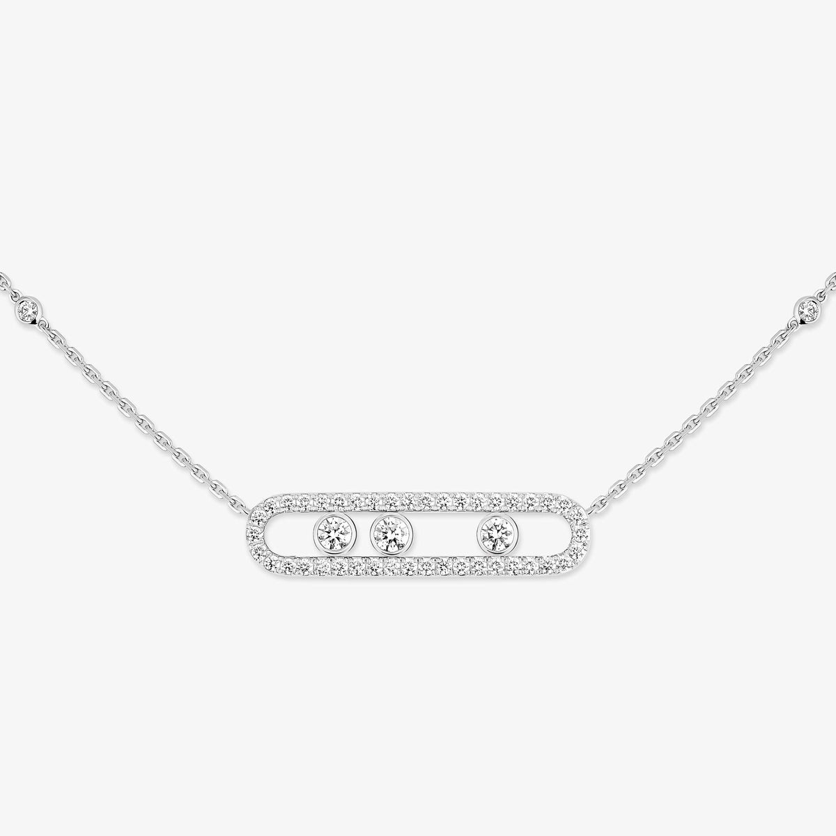 [Riva Jewelry]MOVE PAVÉ FULL DIAMOND HALSKETTE