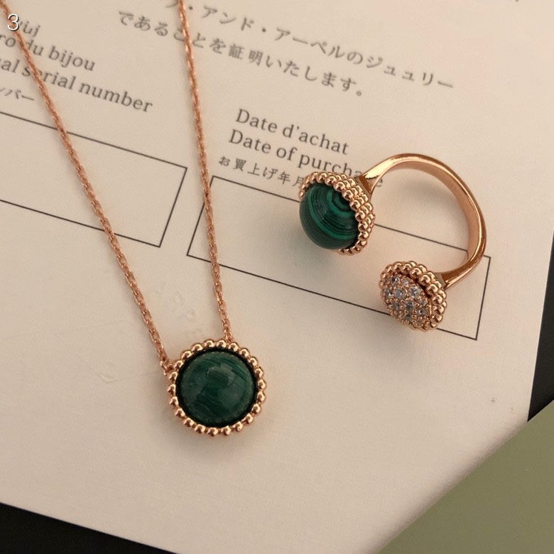[Riva Jewelry ]PERLEE COULEURS DIAMOND ROSE GOLD BETWEEN THE FINGER RING