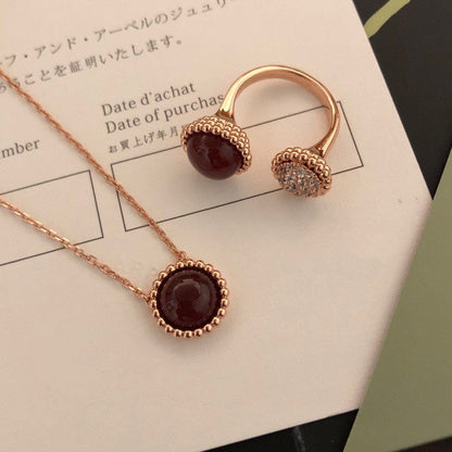 [Riva Jewelry ]PERLEE COULEURS DIAMOND ROSE GOLD BETWEEN THE FINGER RING
