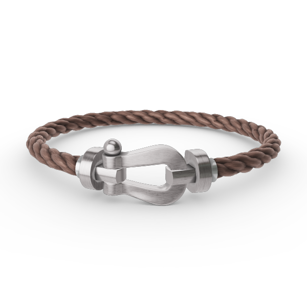 [Riva Jewelry]ARMBAND FORCE GROSSES HUFEISEN - WEISSGOLD