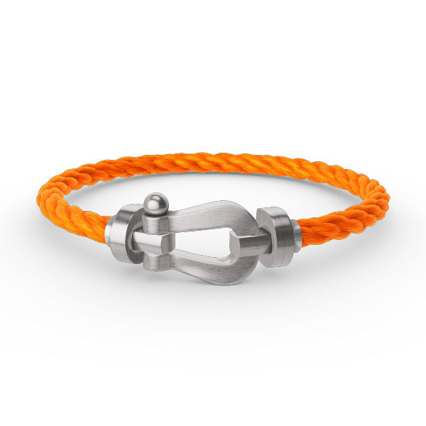 [Riva Jewelry]ARMBAND FORCE GROSSES HUFEISEN - WEISSGOLD