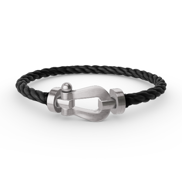 [Riva Jewelry]ARMBAND FORCE GROSSES HUFEISEN - WEISSGOLD