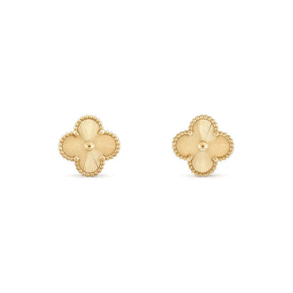 [Riva Jewelry ]CLOVER MEDIUM 1 MOTIFS LASER EARRINGS