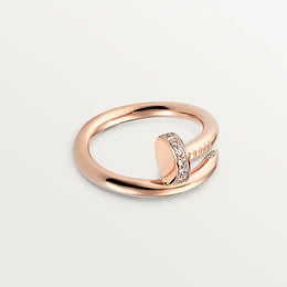 [Riva Jewelry ]JUSTE RING 2.65MM PINK GOLD DIAMOND