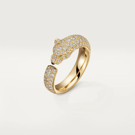 [Riva Jewelry ]PANTHERE PINK GOLD DIAMOND RING